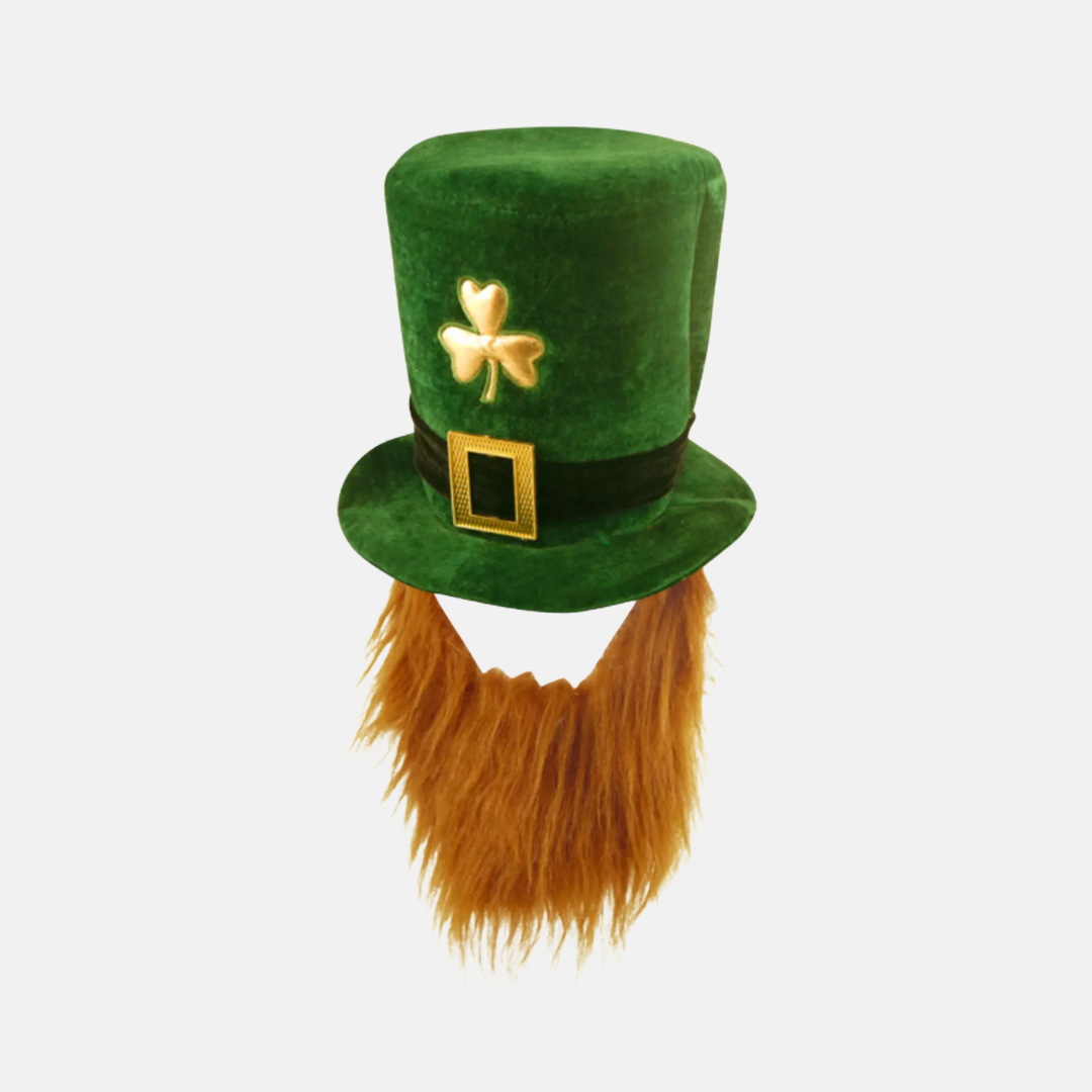 St Paddy’s Day Leprechaun Hat with Beard