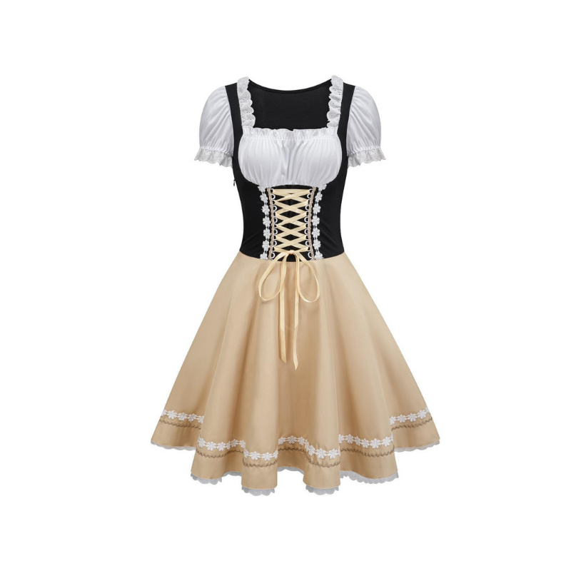 Ladies Bavarian Milkmaid Dress - Oktoberfest Fancy Dress