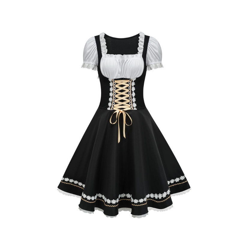 Ladies Bavarian Milkmaid Dress - Oktoberfest Fancy Dress