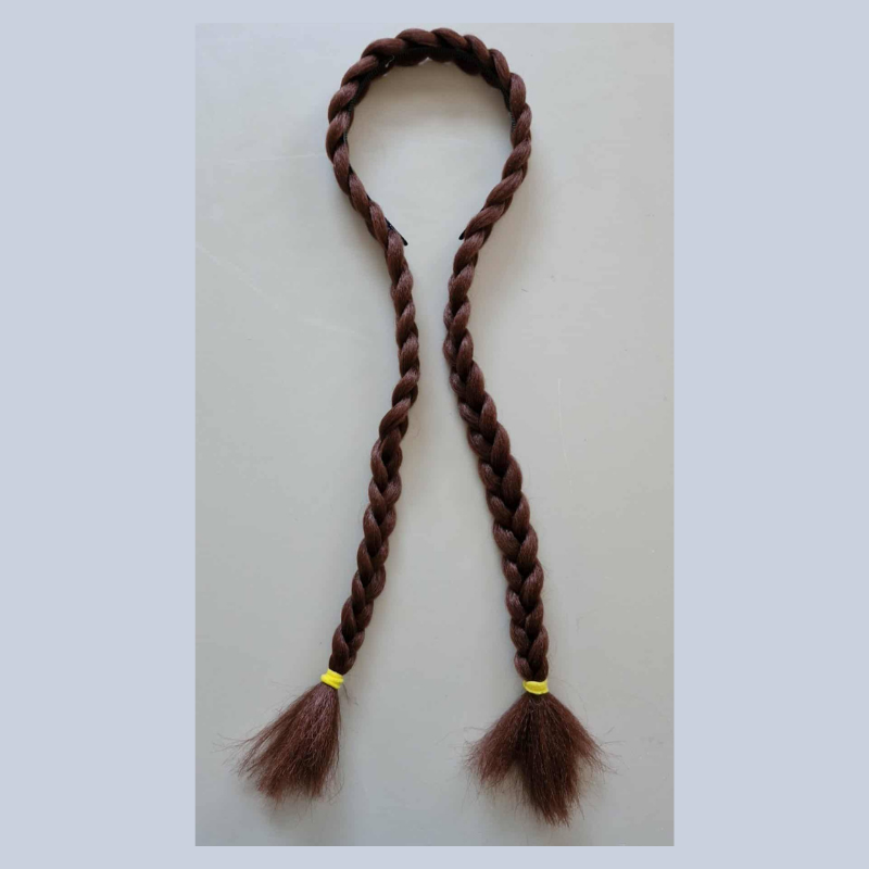 Oktoberfest Hair Plaits - Hair Plaits on a Headband - Ladies Bavarian German Fancy Dress Accessory